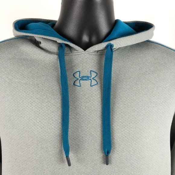 Under Armour Mens Gray Loose Pullover Hoodie sweat - Picture 4 of 8